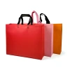Factory wholesale non-woven fabric handbags in stock with LOGO printing, eco-friendly shopping, educational and promotional packaging bags Item Picture